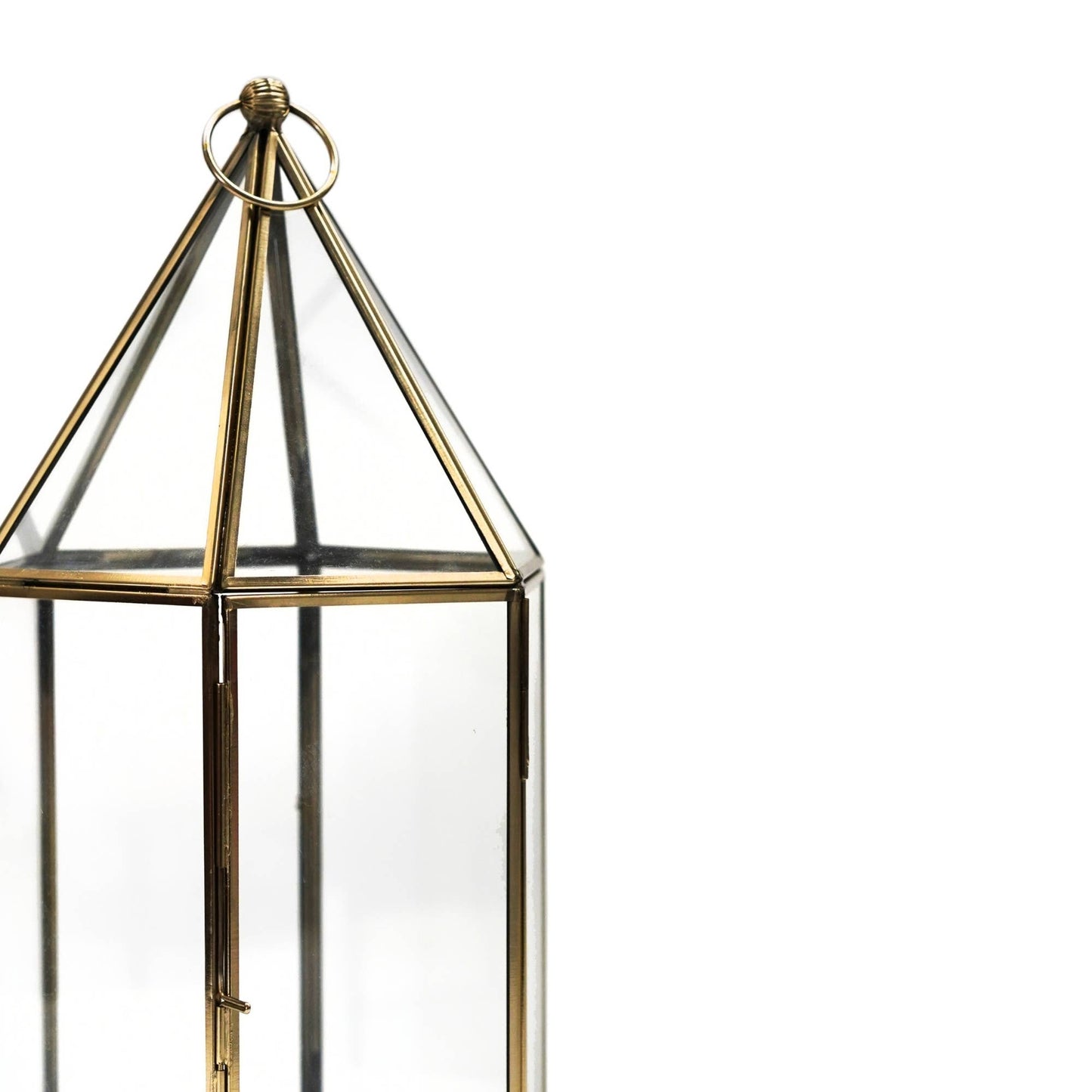 Antique Brass Glasshouse Terrarium