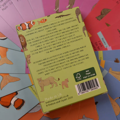 Amazing Animal Families Card Game