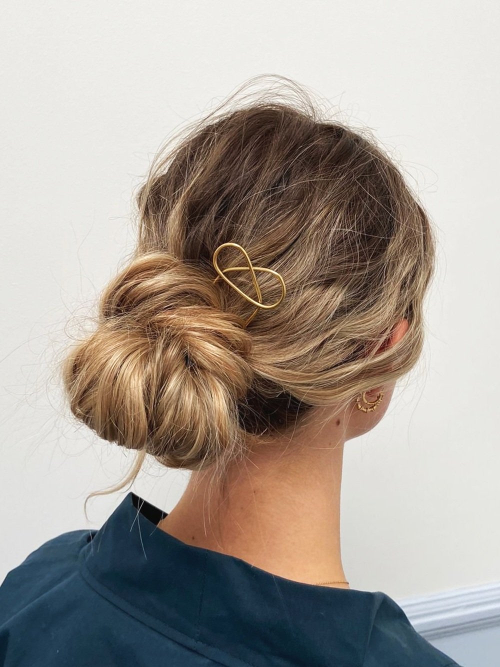 Minimal Brass Hair Pin