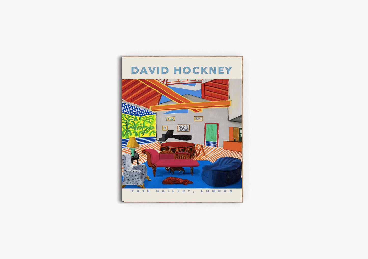 David Hockney Room A3 Print