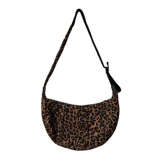 Brixton Cross Body Sling Bag | Leopard Print Brown