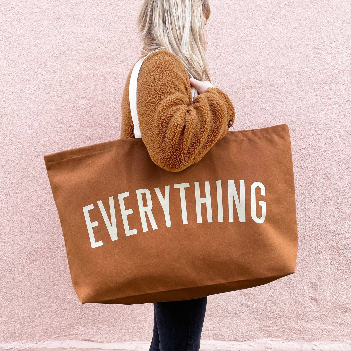 Everything | Tan REALLY Big Bag