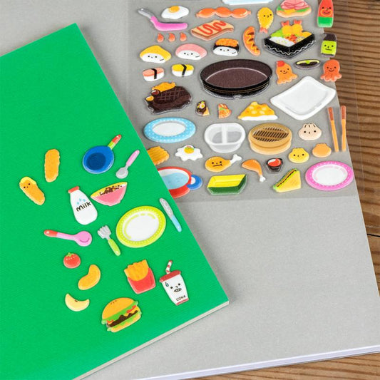 3D Puffy Stickers | Lunch Box