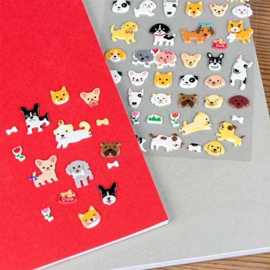 3D Puffy Stickers | Dogs