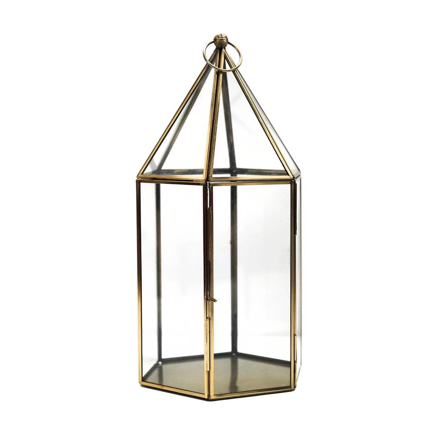 Antique Brass Glasshouse Terrarium