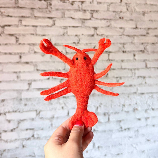 Lobster Finger Puppet