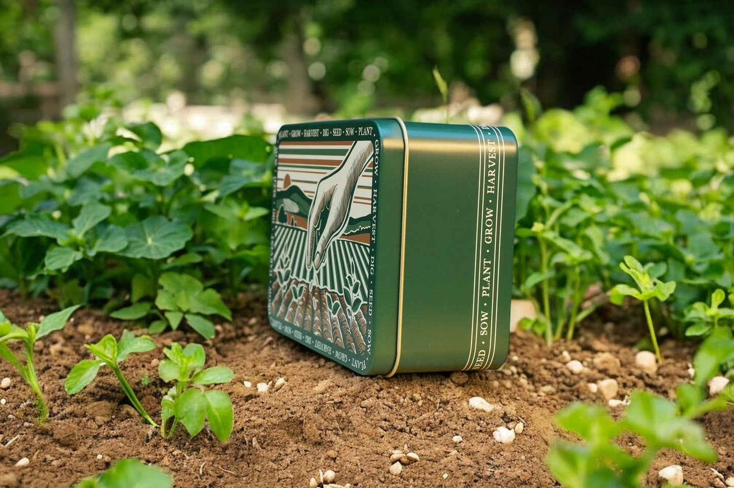 Gardening Seed Storage Tin