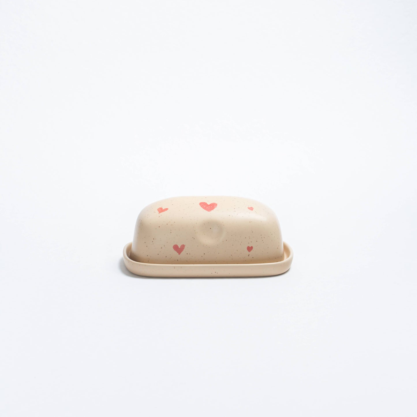 Cozy Hearts Butter Dish Limited Edition