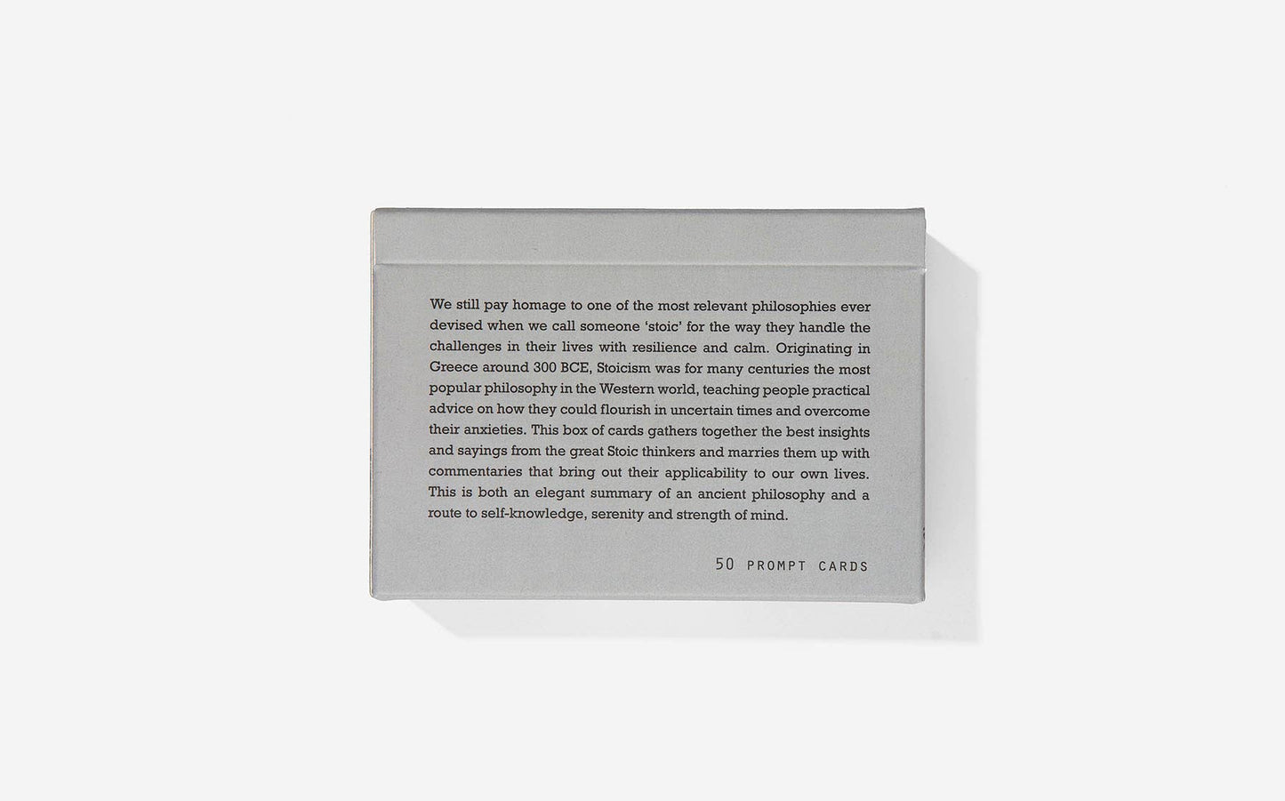 Stoicism Prompt Card Cards, Christmas Stocking Stuffer