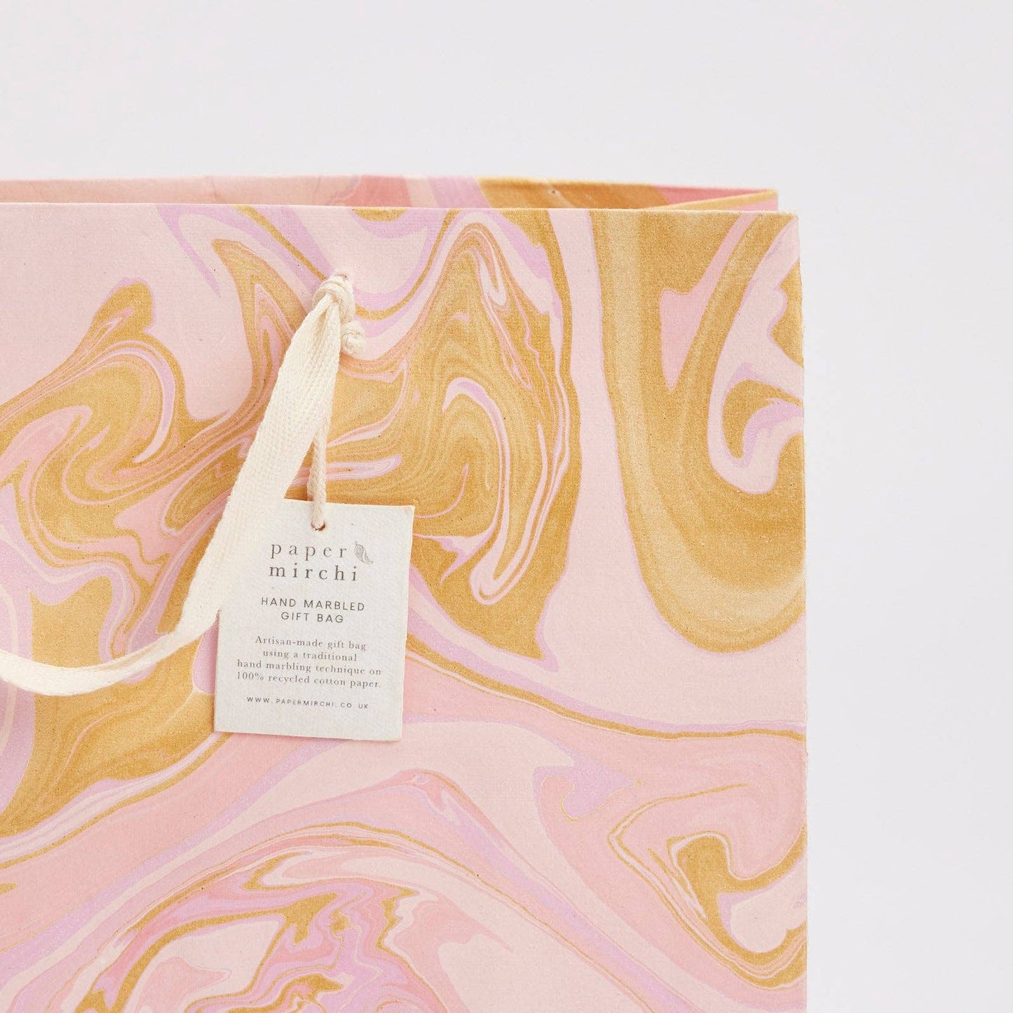 Hand Marbled Gift Bags (Large) - Celebration