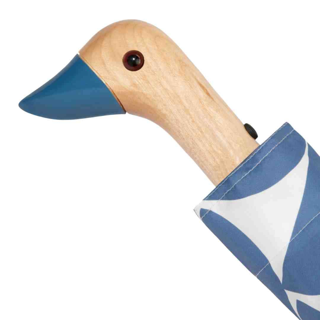 Denim Moon Compact Eco-Friendly Wind Resistant Duck Umbrella