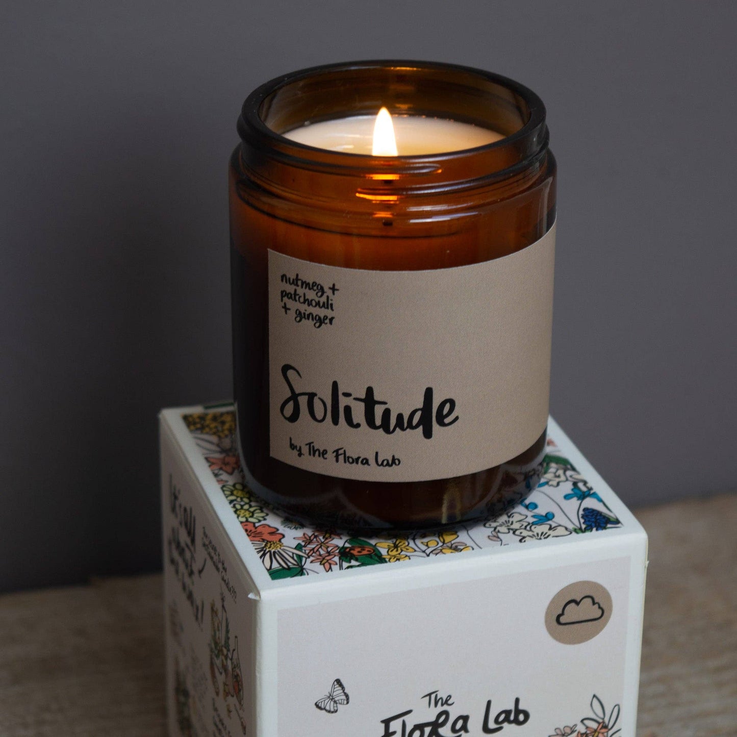 Solitude Soy Wax Candle | Nutmeg, Patchouli, Ginger