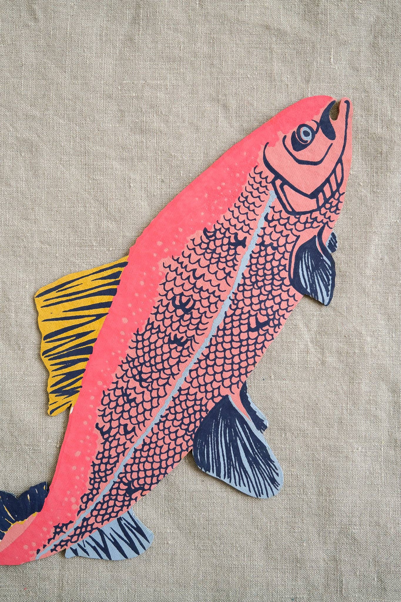 Salmon Greeting Card