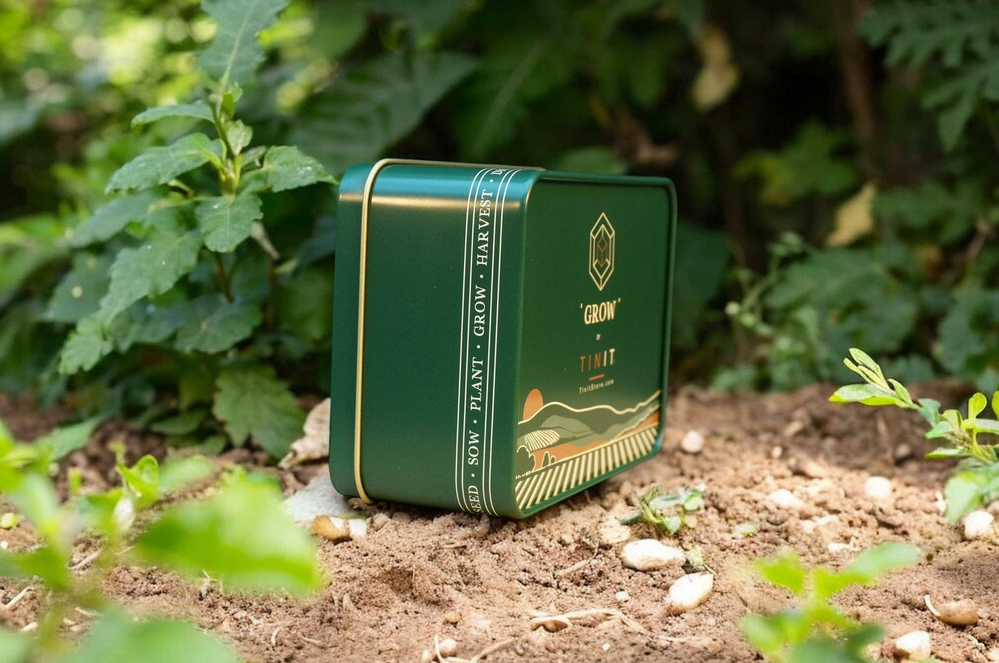 Gardening Seed Storage Tin