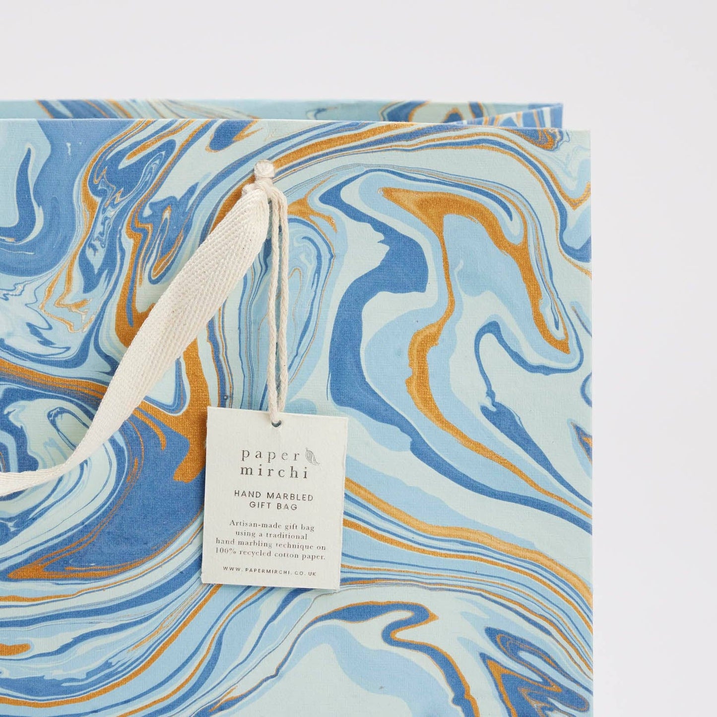 Hand Marbled Gift Bags (Large) - Celebration