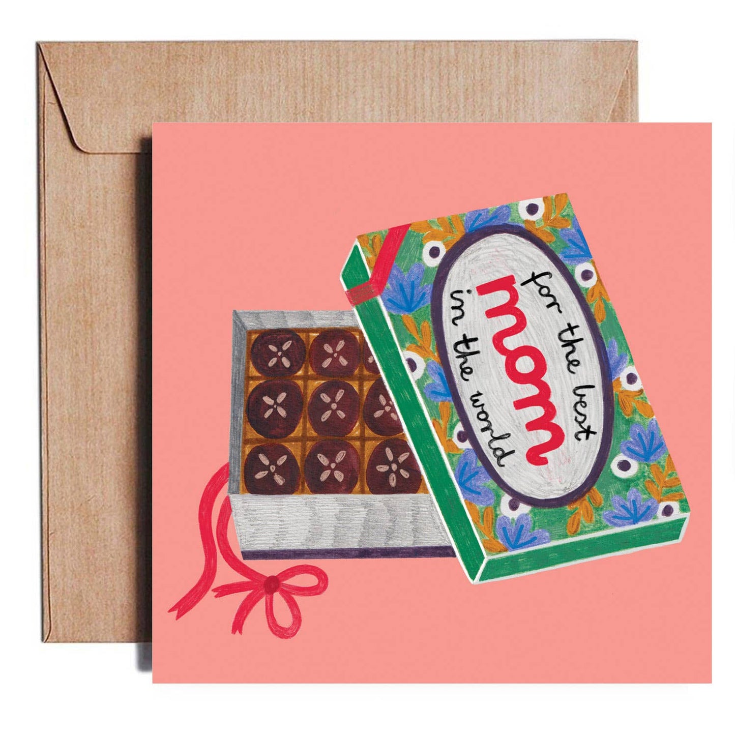 Chocolates for Mom card