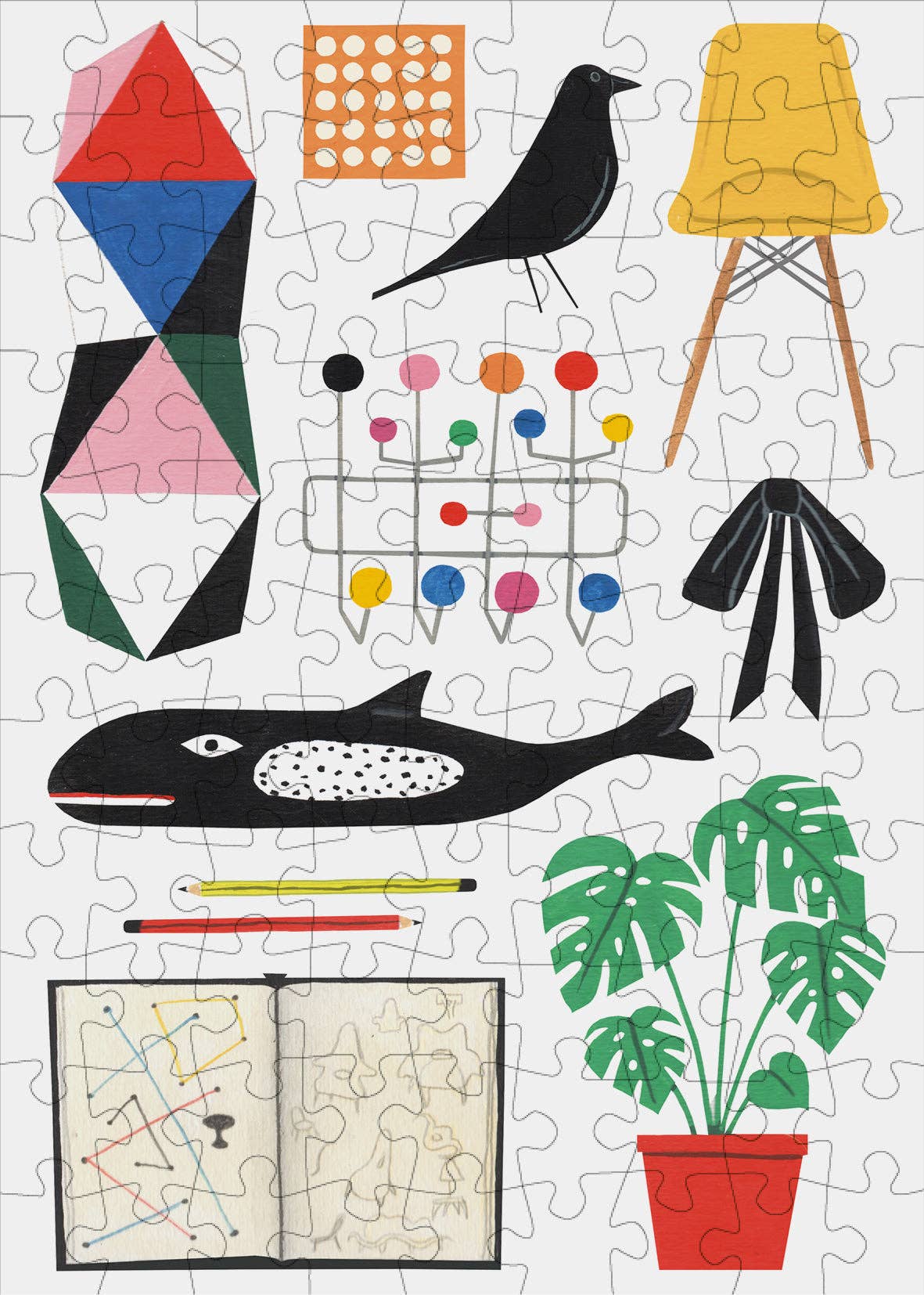 Eames - 99 Piece Mini Jigsaw Puzzle