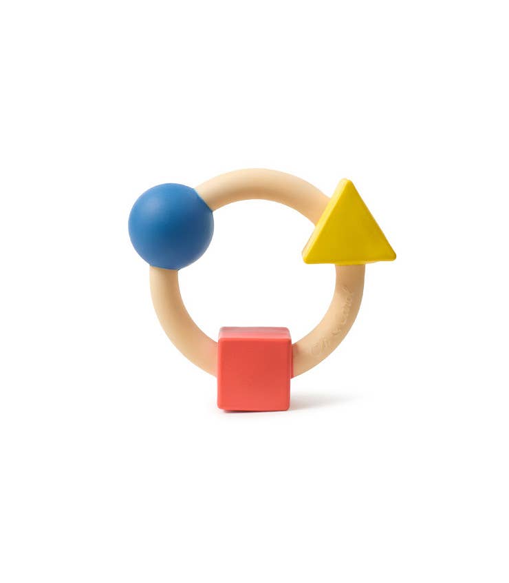 Bauhaus Teething Ring - Natural Baby Teether