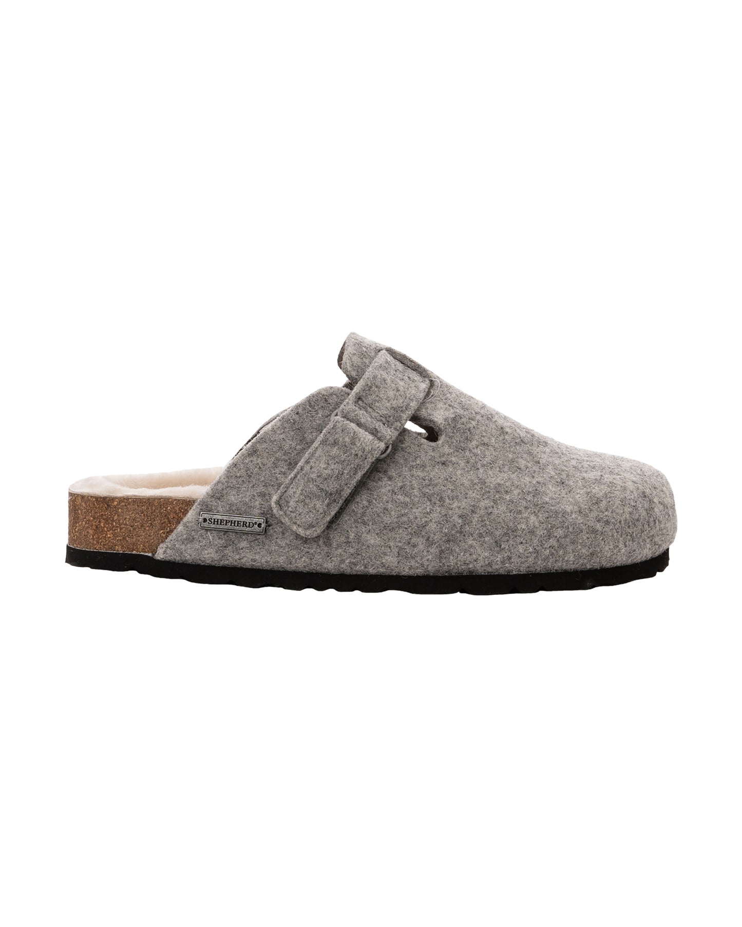 Hilma Clog Slippers | Grey