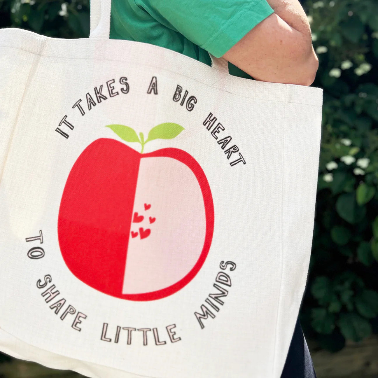 Teachers Gift Apple Tote Bag