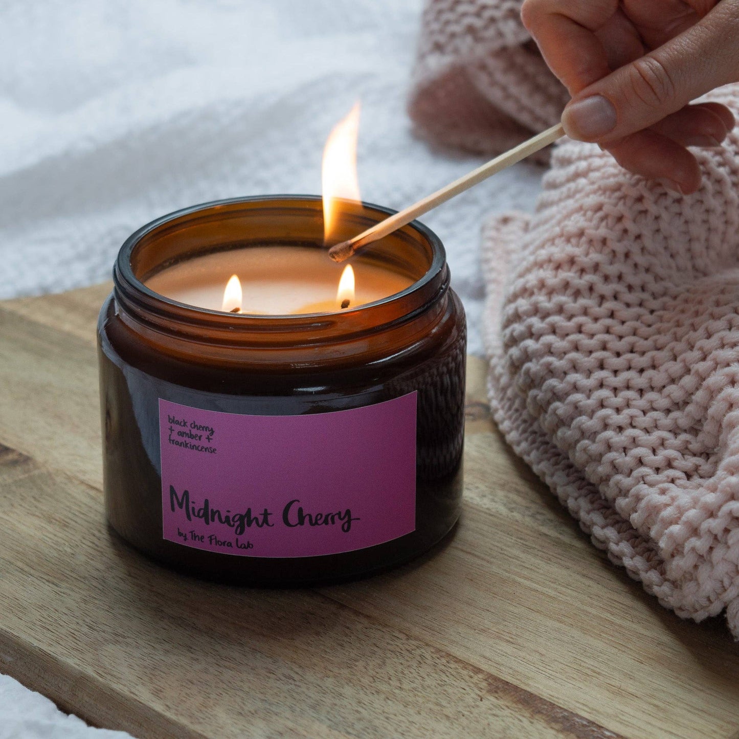 Natural-Wax Candle | Midnight Cherry