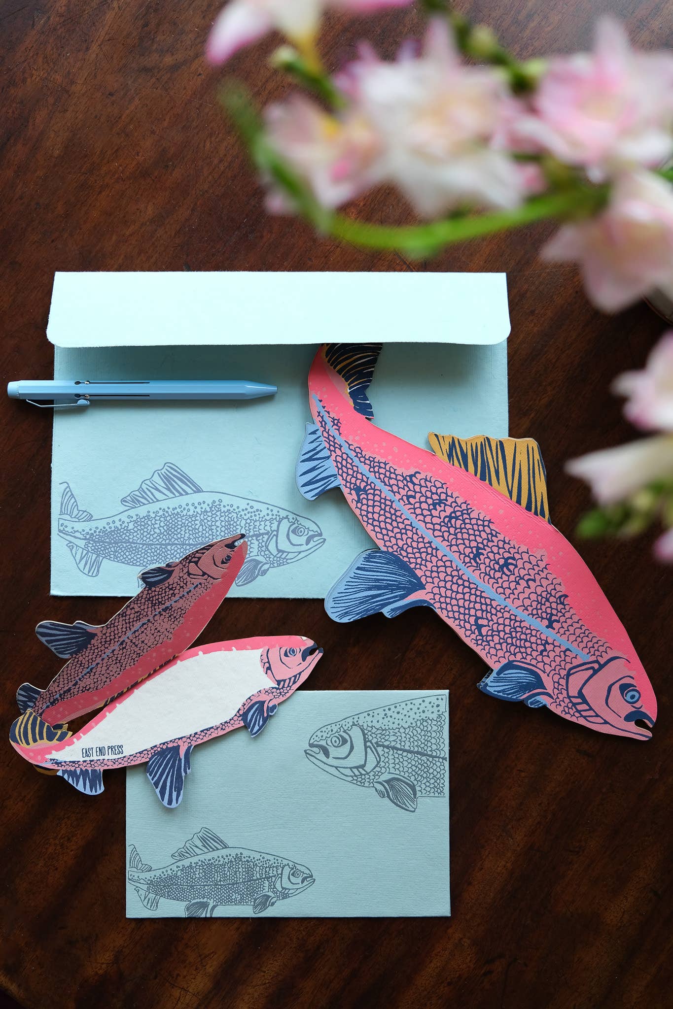 Salmon Greeting Card