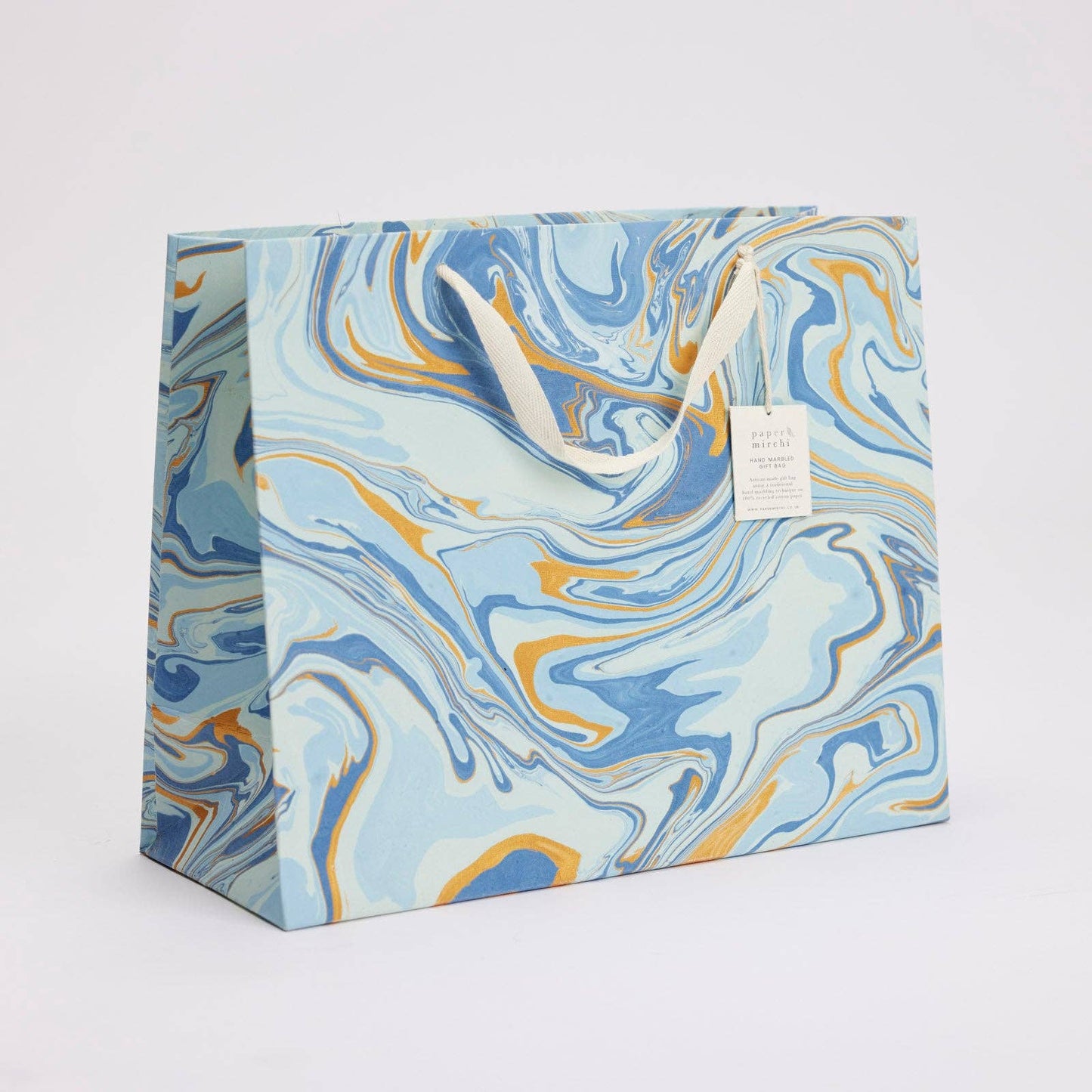 Hand Marbled Gift Bags (Large) - Celebration