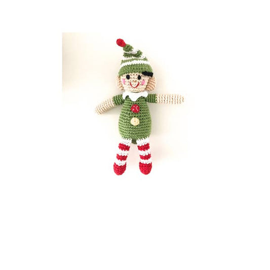 Christmas Baby Toy Festive rattle – elf (medium)