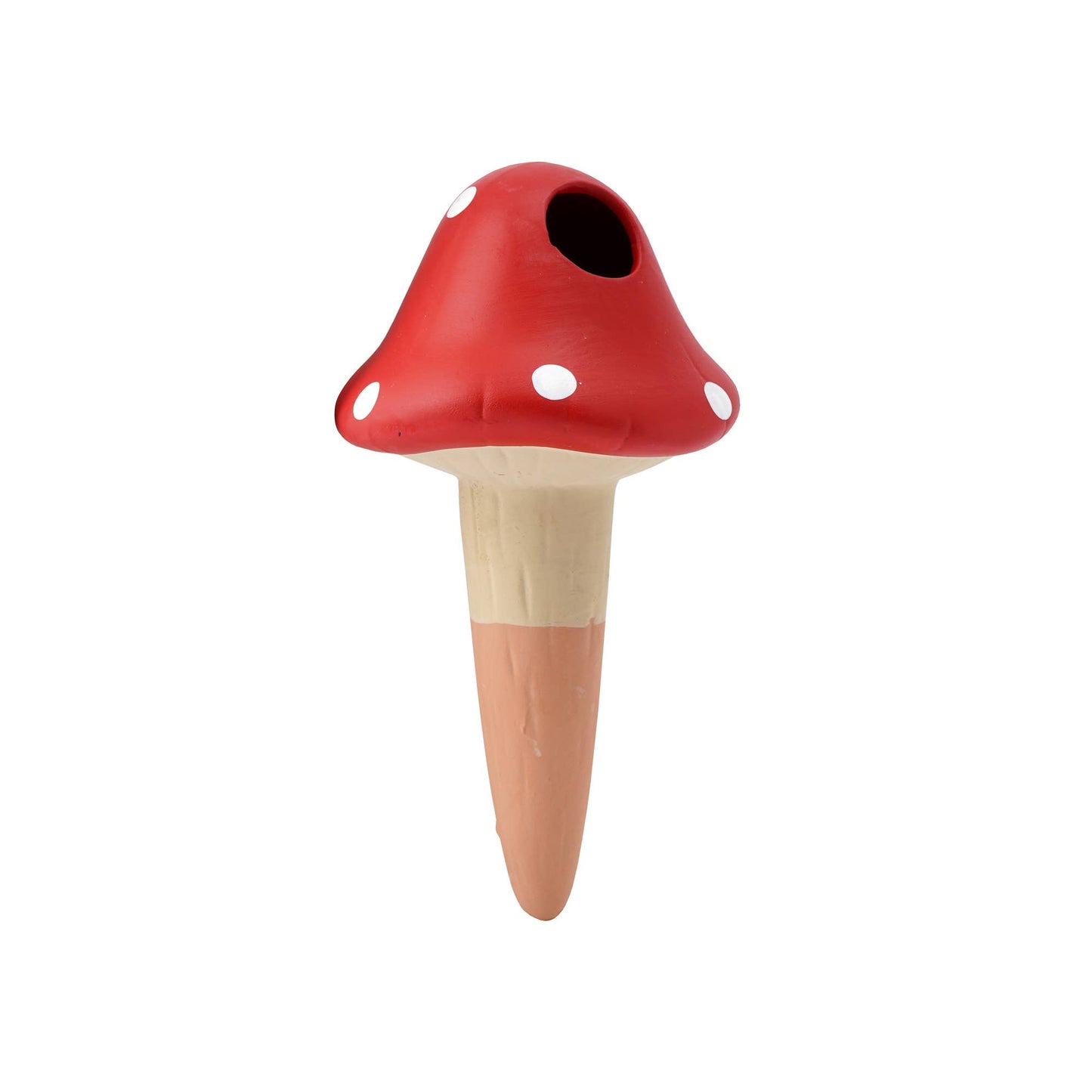 Toadstool Water Feeder - Painted Terracotta