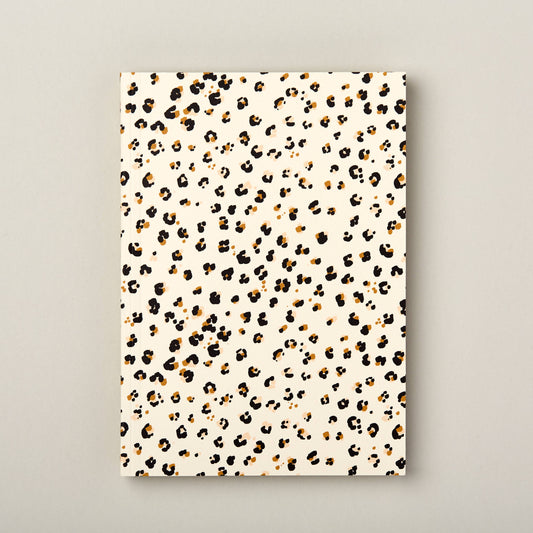 A5 Lay Flat Notebook Journal Cheetah Animal Print