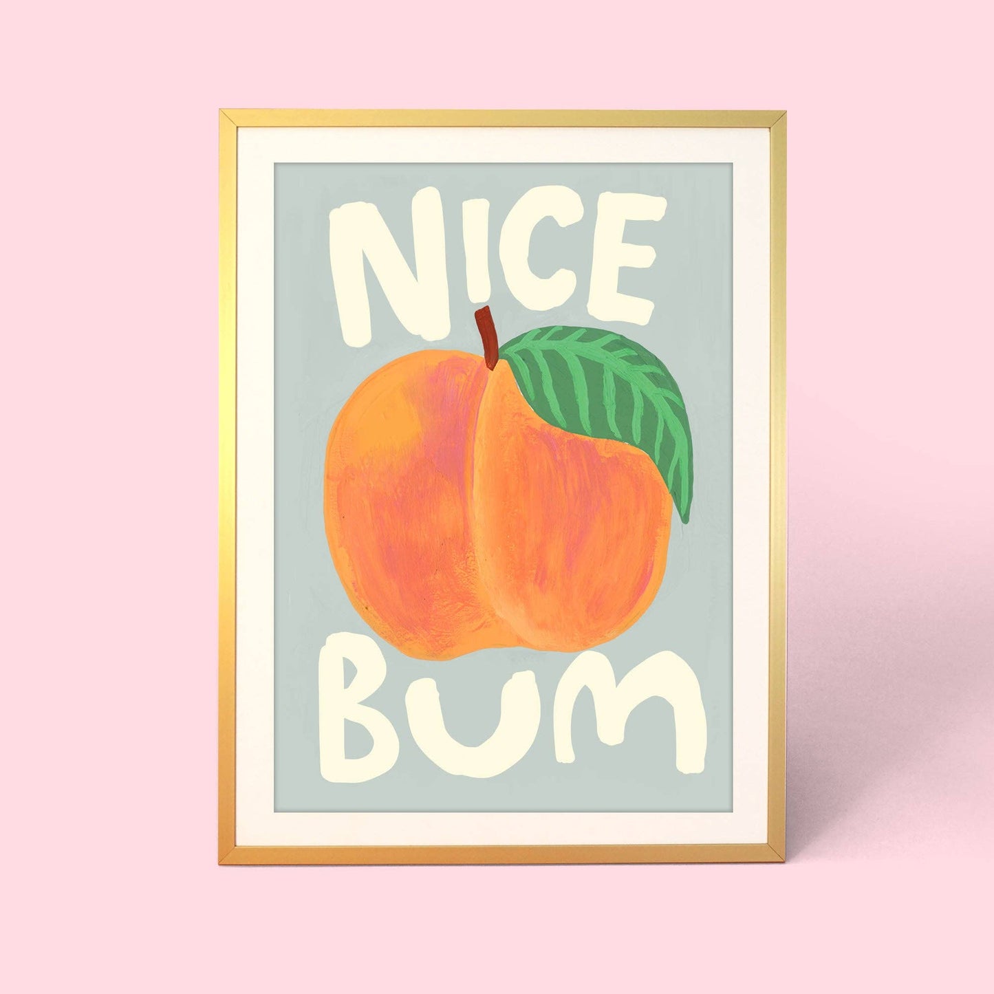 Nice Peachy Bum Print