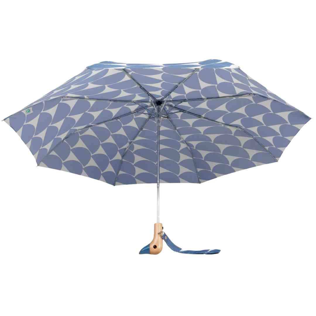 Denim Moon Compact Eco-Friendly Wind Resistant Duck Umbrella