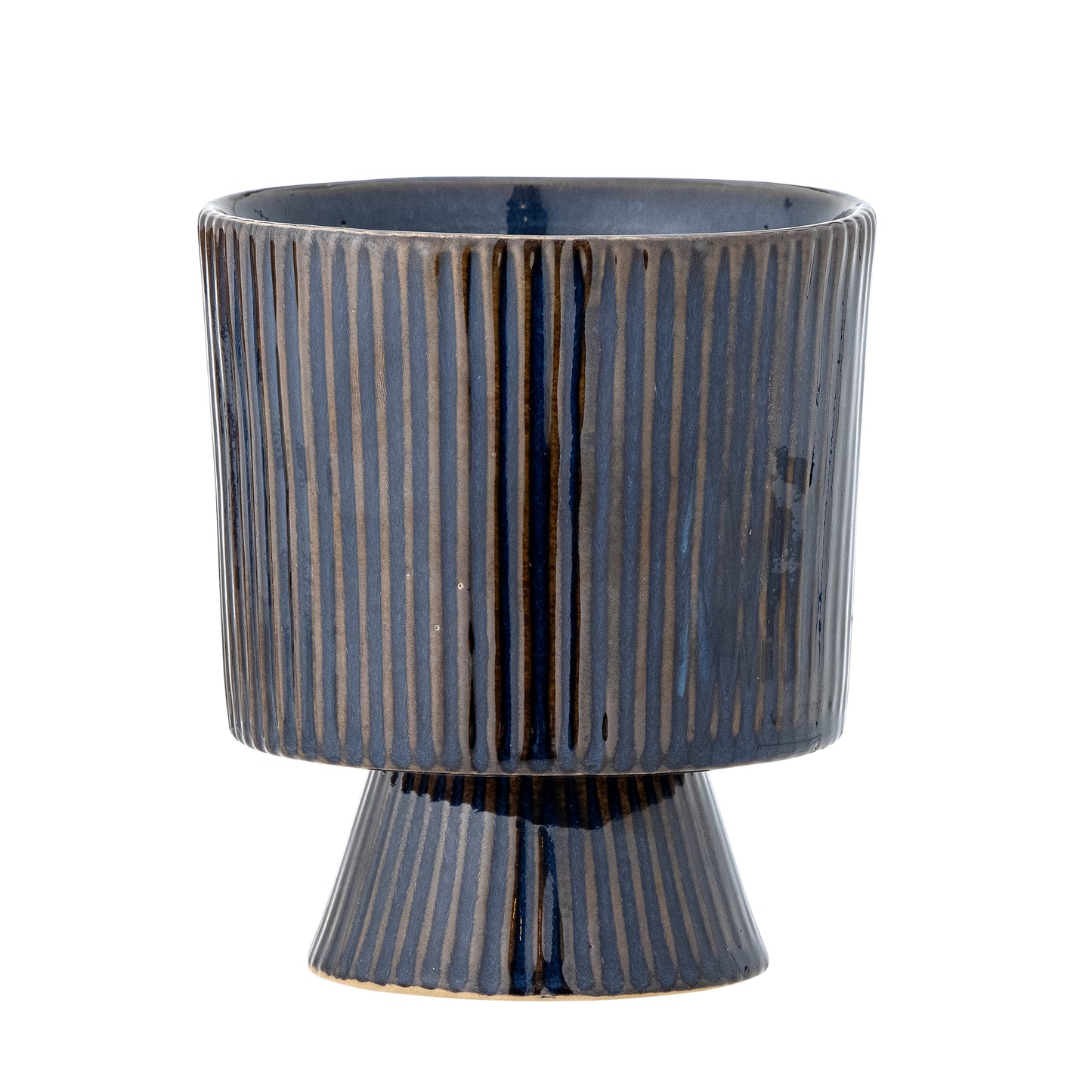 Ayleen Plant Pot | Blue Stoneware