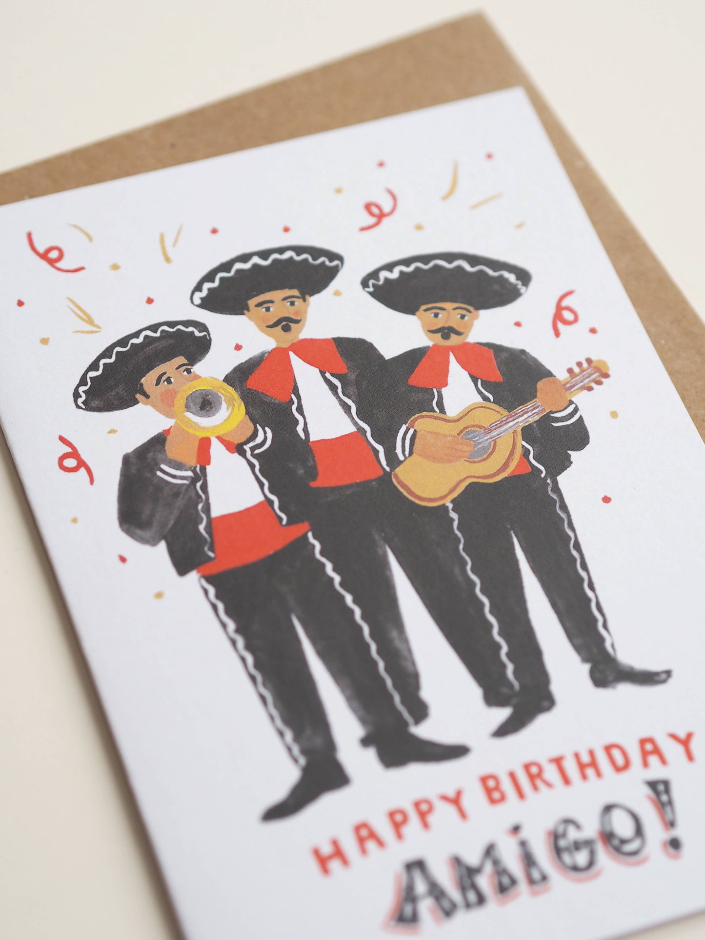 "Happy Birthday Amigo!" Mariachi Birthday Card