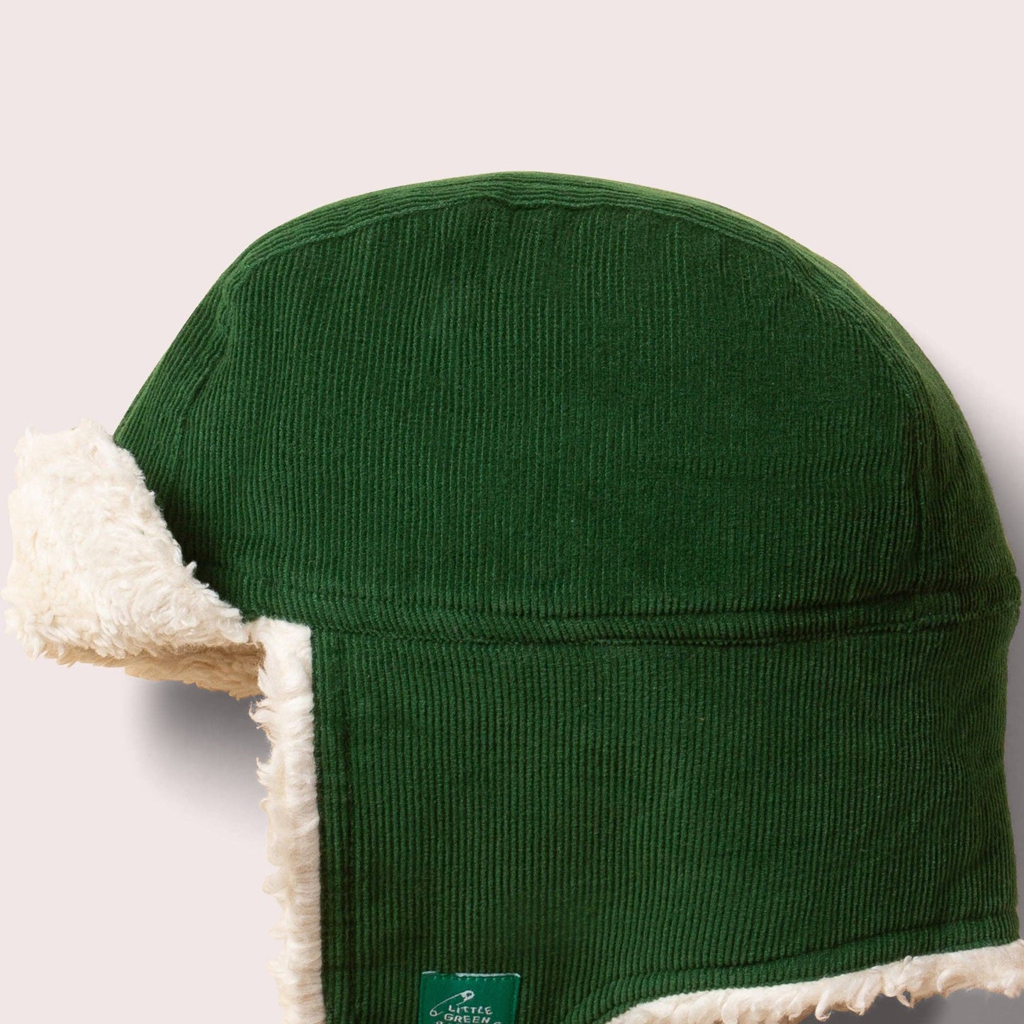 Vintage Green Sherpa Fleece Cosy Hat