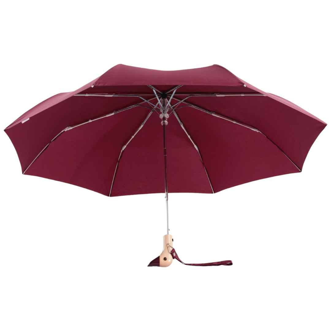 Christmas Cherry Compact Eco-Friendly Duck Umbrella