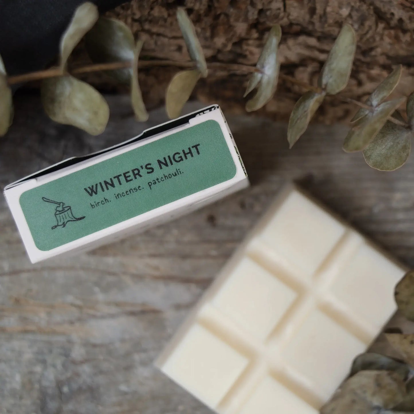 Winter's Night Wax Melt Bar | Birch, Incense, Patchouli