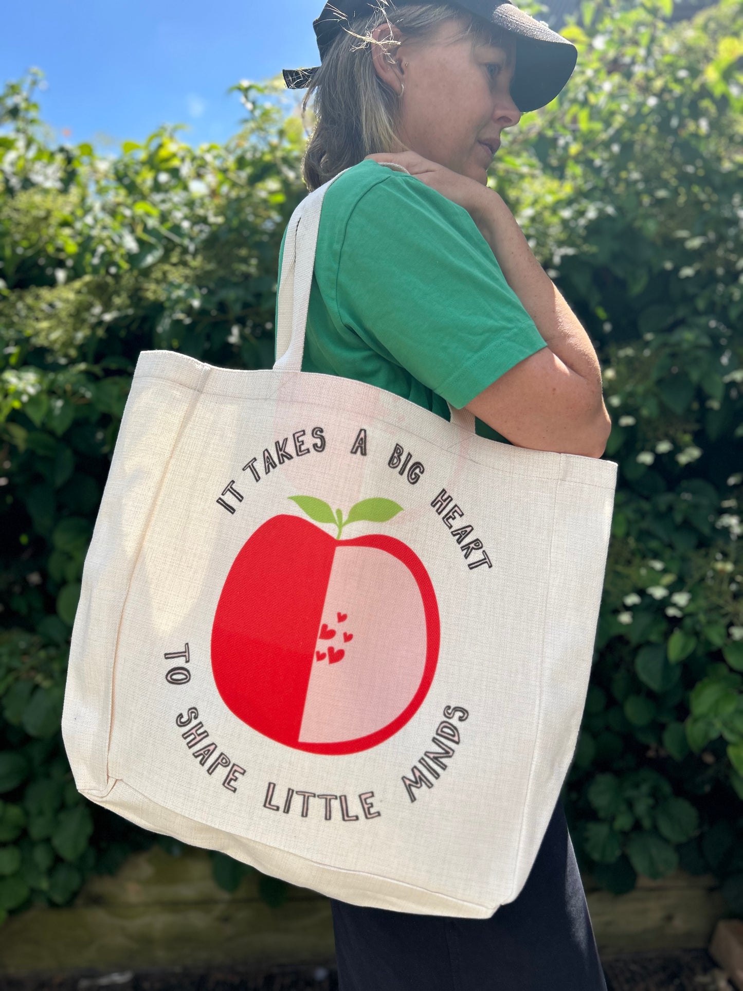 Teachers Gift Apple Tote Bag