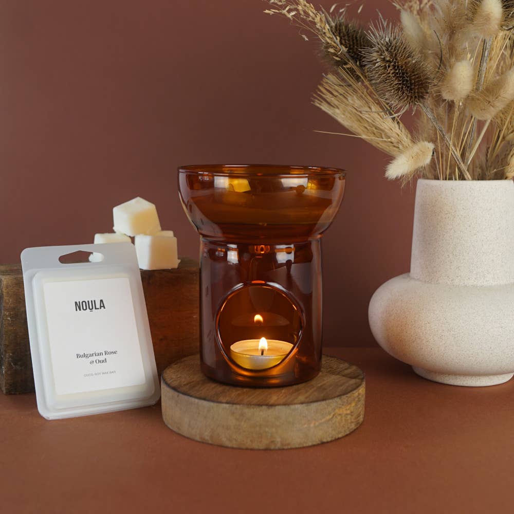 Sienna Amber Glass Wax / Oil Burner