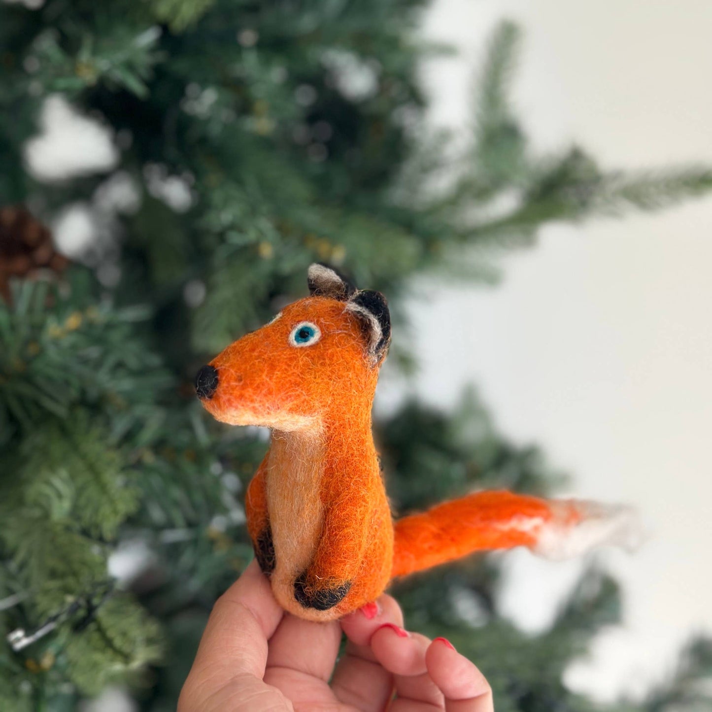 Fox Felt Finger Puppet