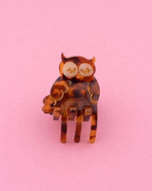 Owl Mini Hair Claw