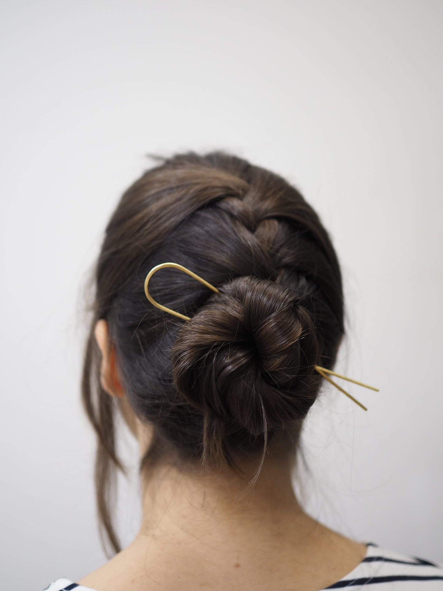 Minimal Brass Hair Pin