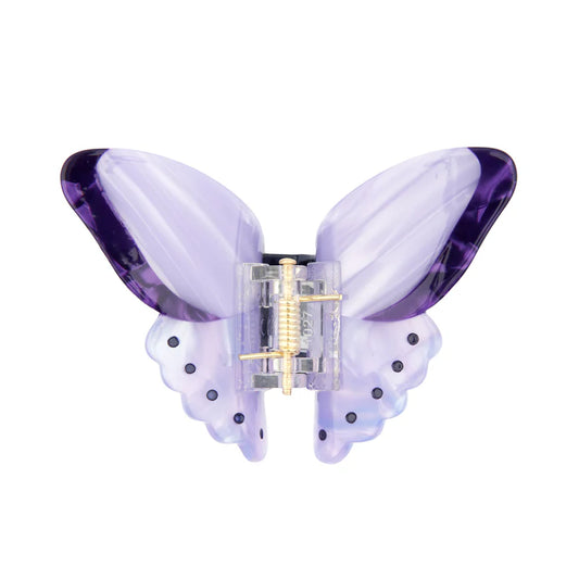 Purple Butterfly Hair Claw