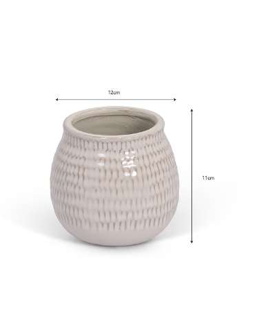 Winkleigh Pot White (available in 2 sizes)