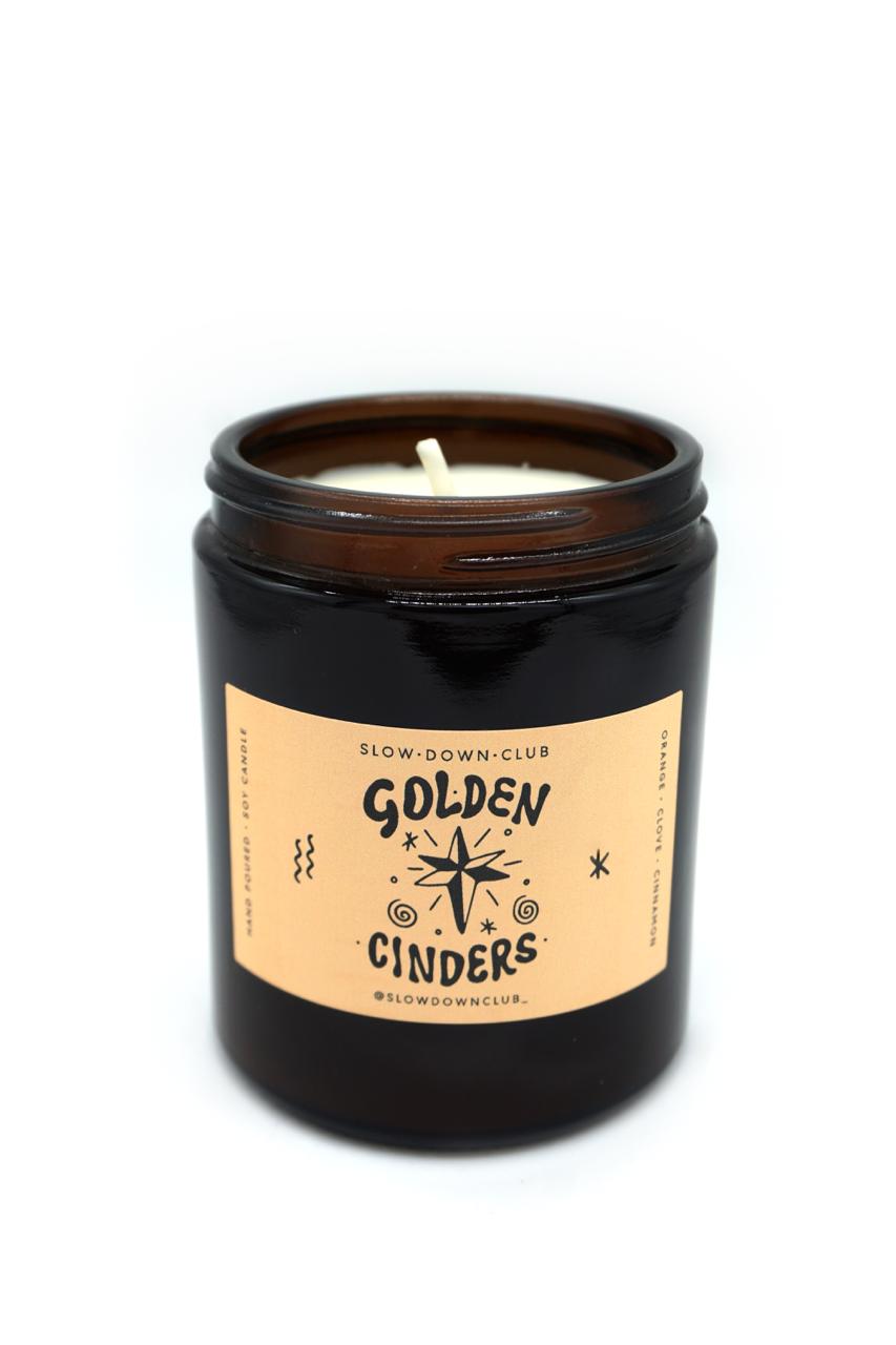 Golden Cinders Candle in Orange, Clove & Cinnamon