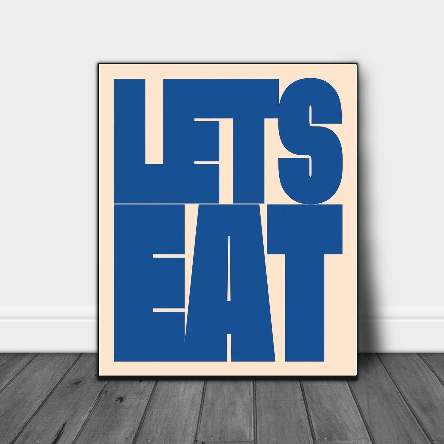 Lets Eat Kitchen A2 Art Print