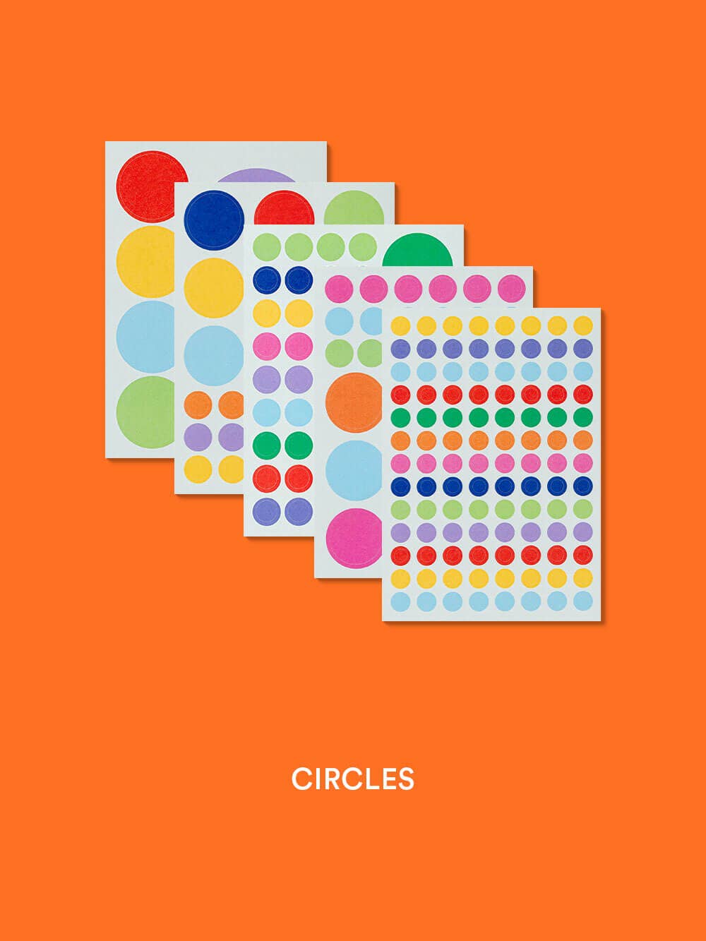 Sticker Set Circles & Text