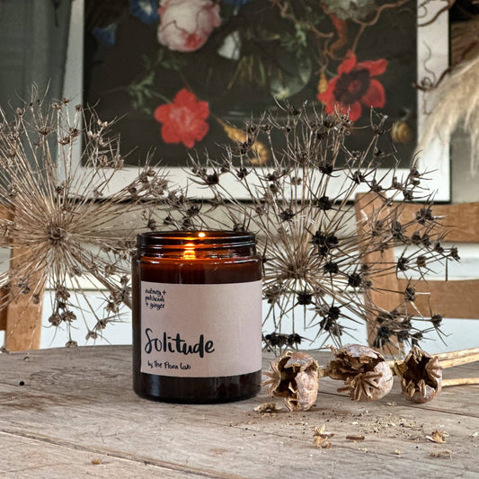 Solitude Soy Wax Candle | Nutmeg, Patchouli, Ginger