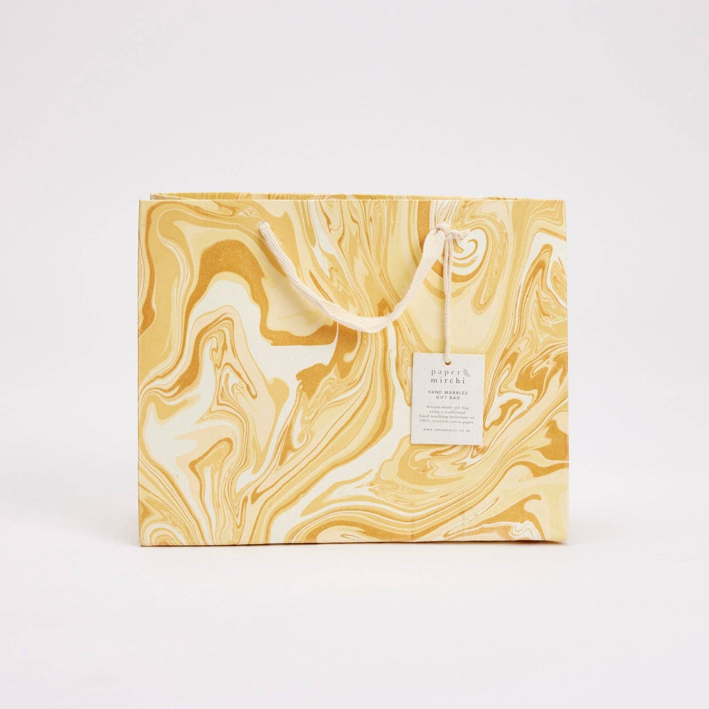 Hand Marbled Gift Bags (Medium) - Celebration