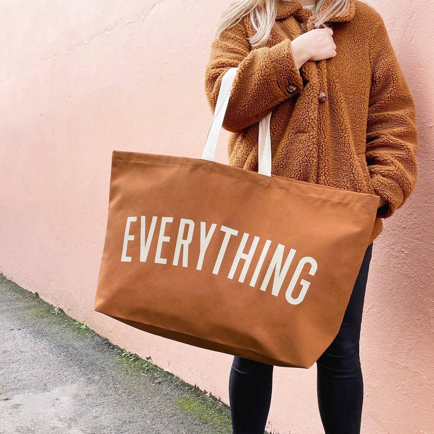 Everything | Tan REALLY Big Bag